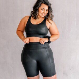 Crowned Athletics Onyx Jewel Bike Shorts